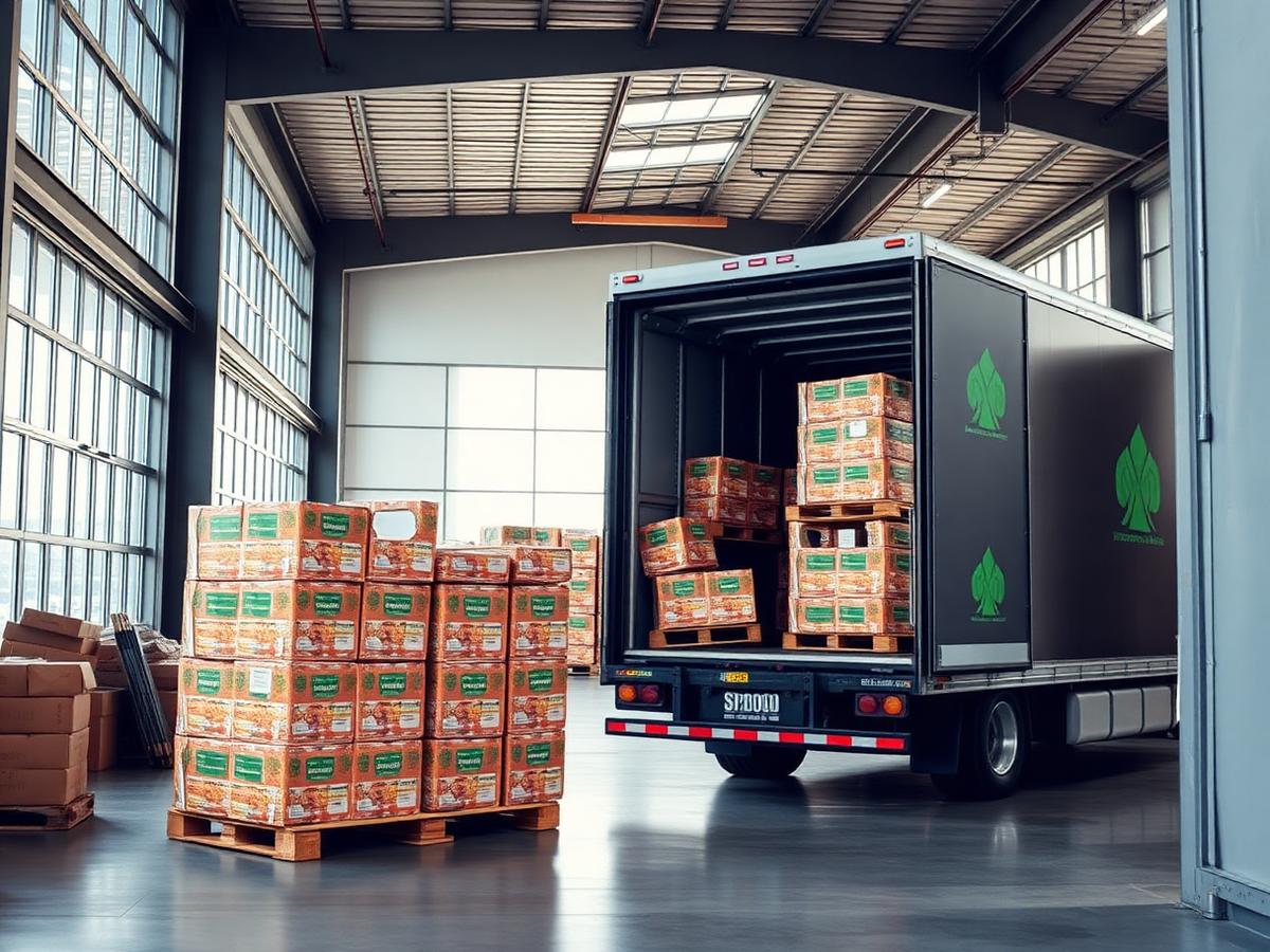 A3T Foods logistics warehouse
